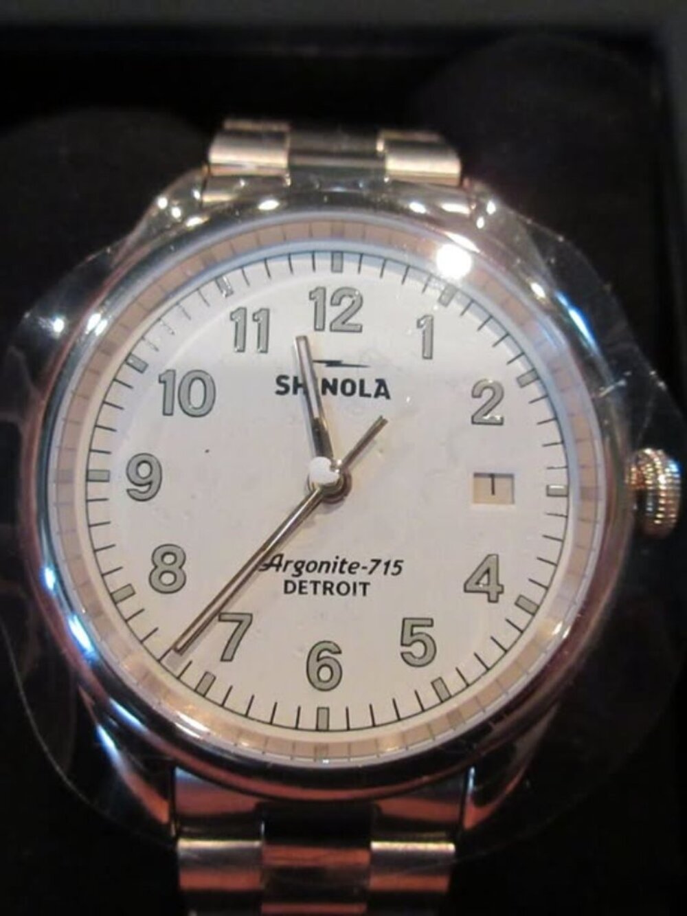 NEW Shinola Vinton 38MM Champagne Gold w/ Matte Ivory Dial watch